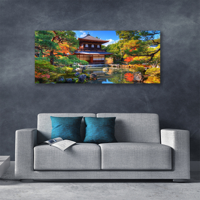 Cuadro en lienzo canvas Jardín japón paisaje