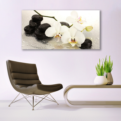 Cuadro en lienzo canvas Flor preciosa orquídea