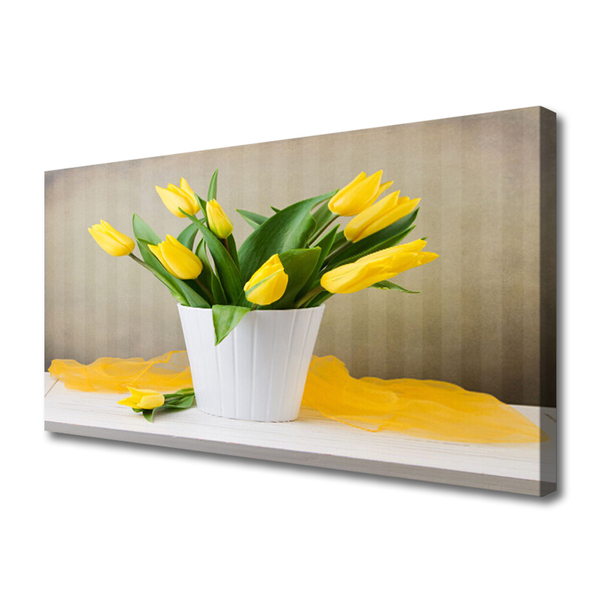 Cuadro en lienzo canvas Tulipanes flores planta