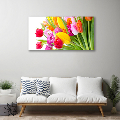 Cuadro en lienzo canvas Tulipanes flores planta