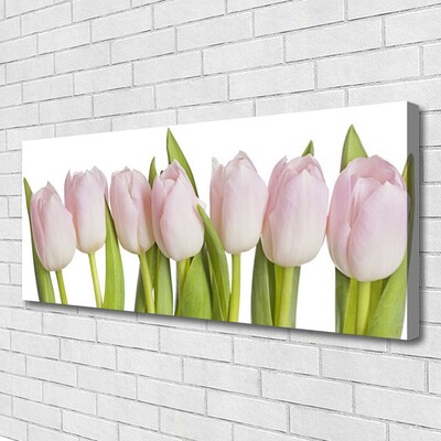 Cuadro en lienzo canvas Tulipanes flores planta