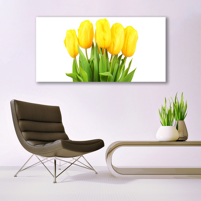 Cuadro en lienzo canvas Tulipanes flores planta