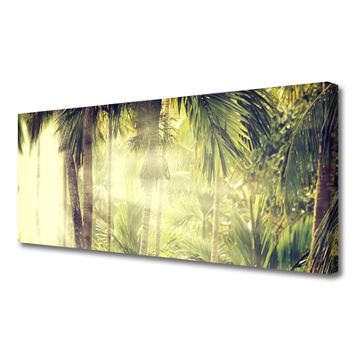 Cuadro en lienzo canvas Bosque palmeras árboles naturaleza