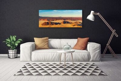 Cuadro en lienzo canvas Desierto cielo paisaje