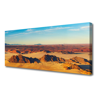 Cuadro en lienzo canvas Desierto cielo paisaje