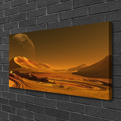 Cuadro en lienzo canvas Desierto universo paisaje
