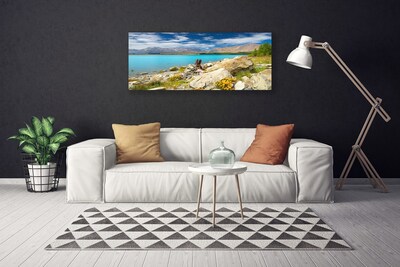 Cuadro en lienzo canvas Mar rocas paisaje