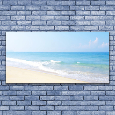 Cuadro en lienzo canvas Playa mar paisaje
