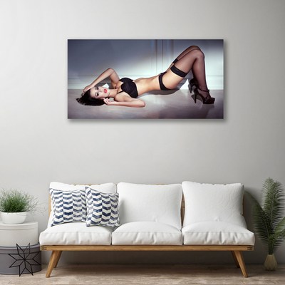 Cuadro en lienzo canvas Mujer erotismo sexy