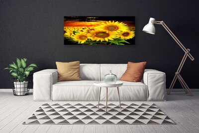 Cuadro en lienzo canvas Girasol flor planta