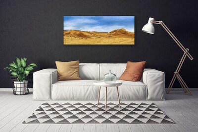 Cuadro en lienzo canvas Desierto colina paisaje