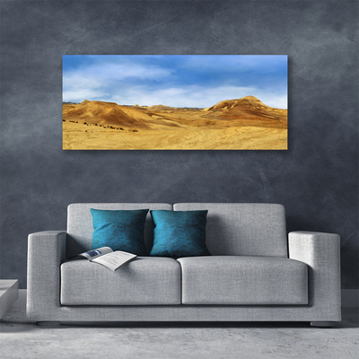 Cuadro en lienzo canvas Desierto colina paisaje