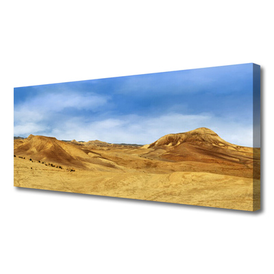 Cuadro en lienzo canvas Desierto colina paisaje