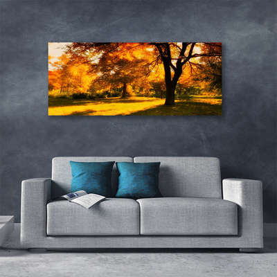 Cuadro en lienzo canvas Árboles otoño naturaleza