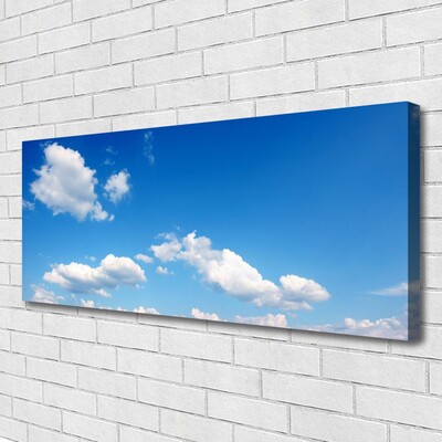 Cuadro en lienzo canvas Cielo nubes paisaje