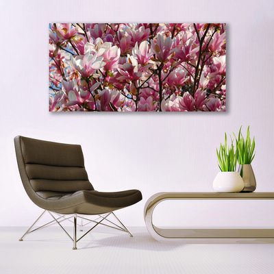 Cuadro en lienzo canvas Ramas flores planta