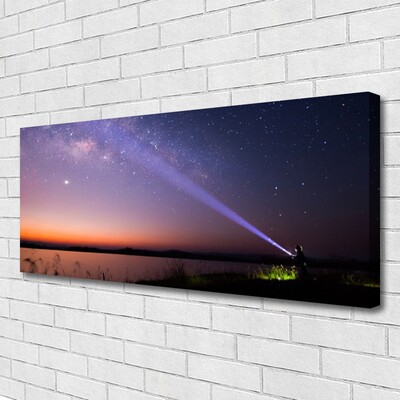 Cuadro en lienzo canvas Estrellas noche vía láctea