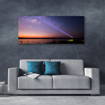 Cuadro en lienzo canvas Estrellas noche vía láctea