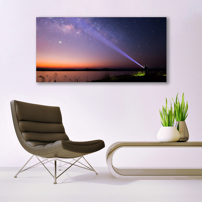 Cuadro en lienzo canvas Estrellas noche vía láctea