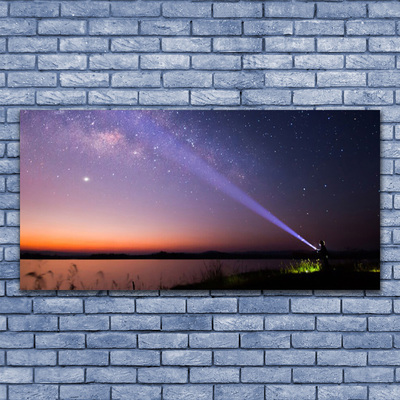 Cuadro en lienzo canvas Estrellas noche vía láctea