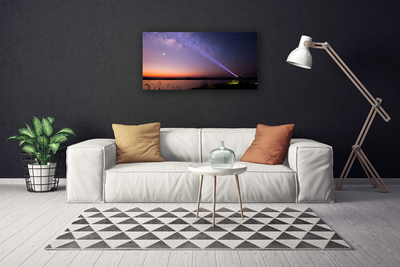 Cuadro en lienzo canvas Estrellas noche vía láctea