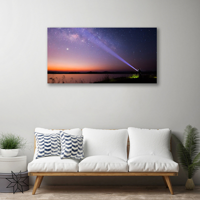 Cuadro en lienzo canvas Estrellas noche vía láctea