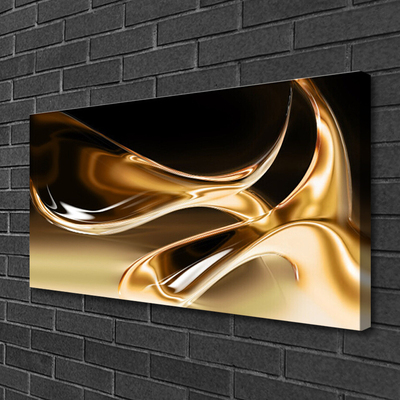 Cuadro en lienzo canvas Oro abstracto art arte