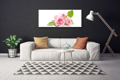 Cuadro en lienzo canvas Rosas flores planta naturaleza