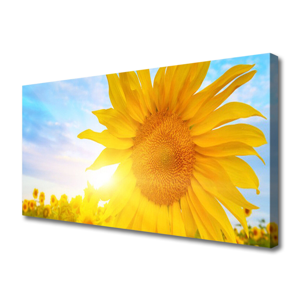 Cuadro en lienzo canvas Girasol flor sol