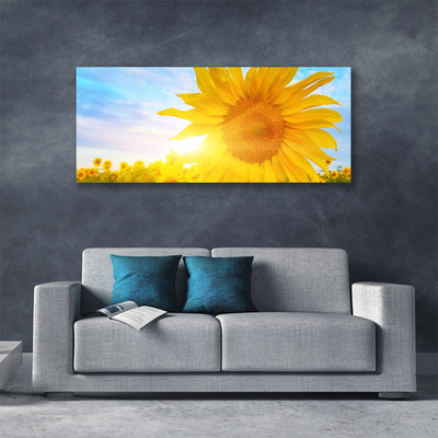 Cuadro en lienzo canvas Girasol flor sol