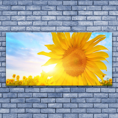 Cuadro en lienzo canvas Girasol flor sol