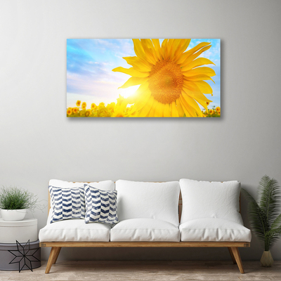 Cuadro en lienzo canvas Girasol flor sol