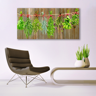 Cuadro en lienzo canvas Hierbas secas hojas naturaleza