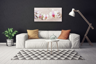Cuadro en lienzo canvas Orquídea arena