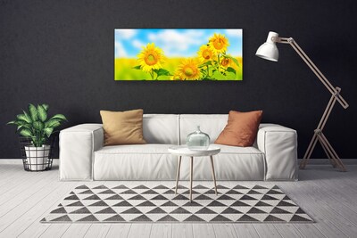 Cuadro en lienzo canvas Girasol flores naturaleza