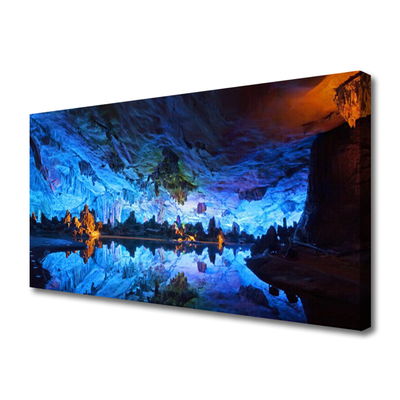 Cuadro en lienzo canvas Cueva luz glaciar