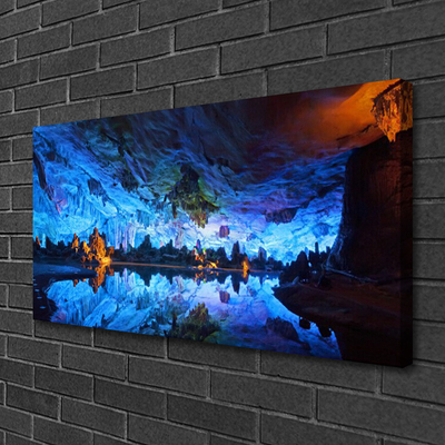 Cuadro en lienzo canvas Cueva luz glaciar