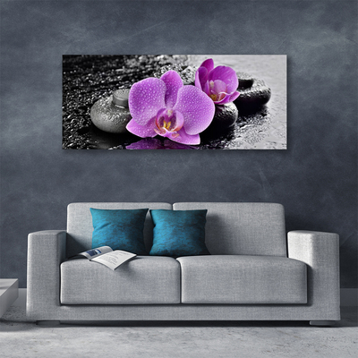 Cuadro en lienzo canvas Orquídea flores orquídea spa