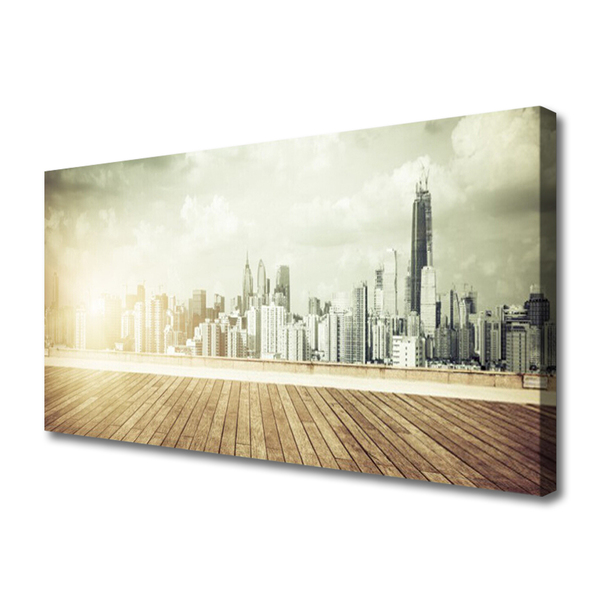 Cuadro en lienzo canvas Ciudad nueva york rascacielos