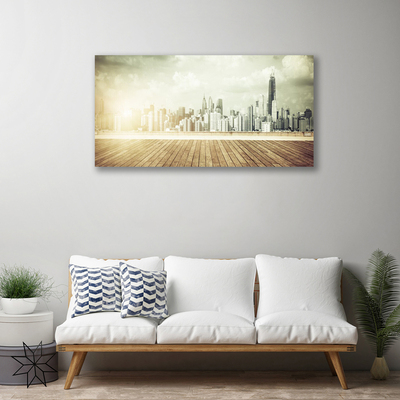Cuadro en lienzo canvas Ciudad nueva york rascacielos