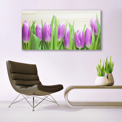 Cuadro en lienzo canvas Tulipanes flores naturaleza