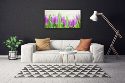 Cuadro en lienzo canvas Tulipanes flores naturaleza