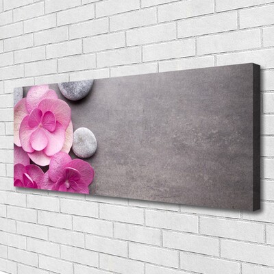 Cuadro en lienzo canvas Flores rosas aromaterapia