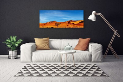 Cuadro en lienzo canvas Desierto paisaje arena