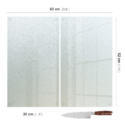 Protector encimera Doble semitransparente