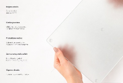 Cubre vitrocerámica en formato cuadrado semitransparente