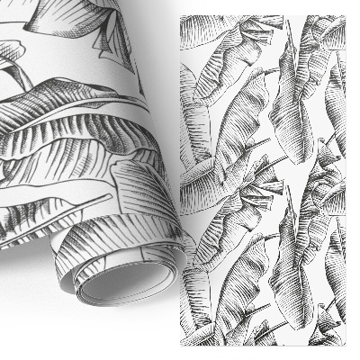 Papel para forrar mueble Hojas de plátano