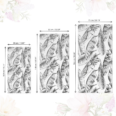 Papel para forrar mueble Hojas de plátano