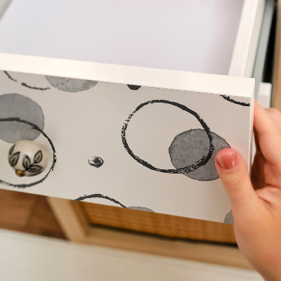 Papel pintado para mueble Círculos creativos