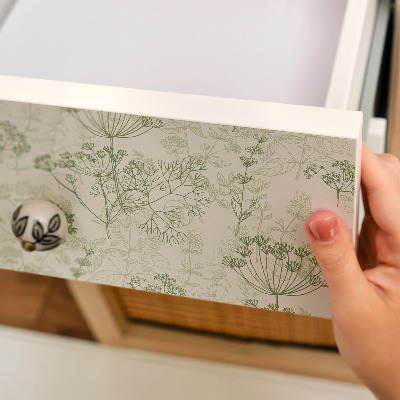 Papel pintado para mueble Trabajo botánico